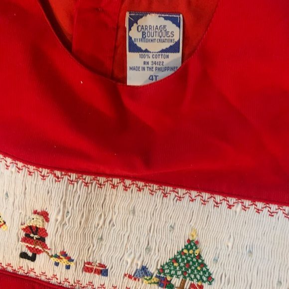 Christmas Boy Smocks - Picture 4 of 4